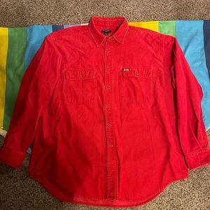 Men’s button down Polo shirt